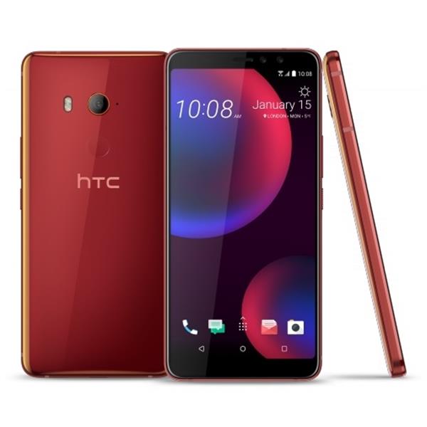 HTC U11 EYEs雙前鏡頭智慧機-紅