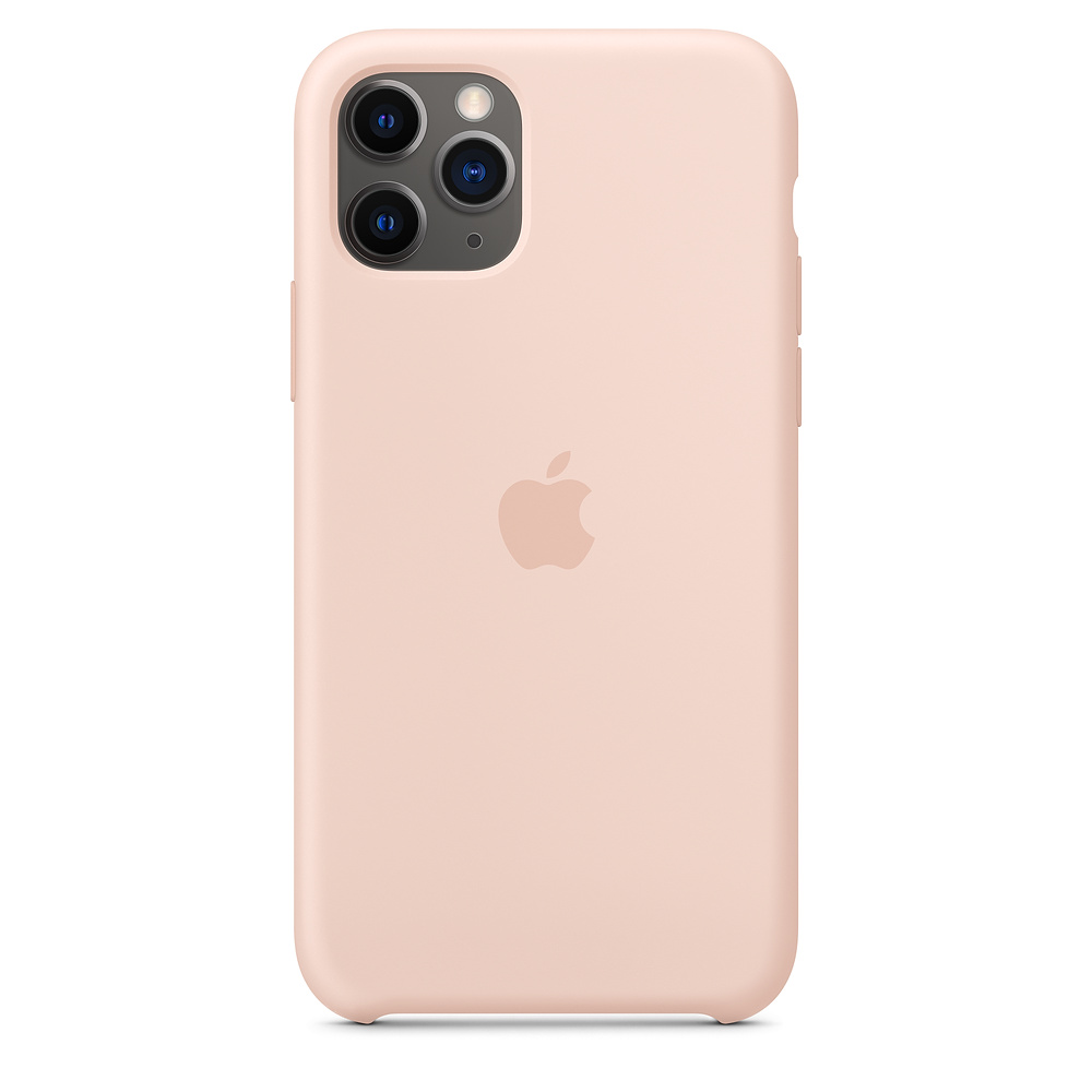 
    APPLE 矽膠保護殼 iPhone11 Pro 5.8 粉沙