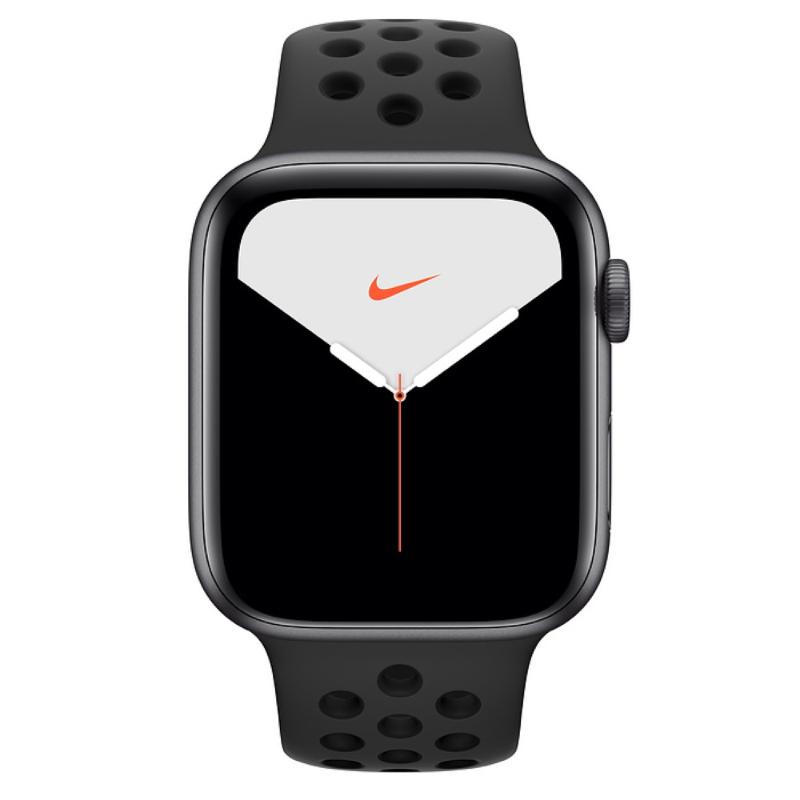 
    Apple Watch S5 LTE 44mm 太空灰色鋁金屬-Nike 運動型錶帶
