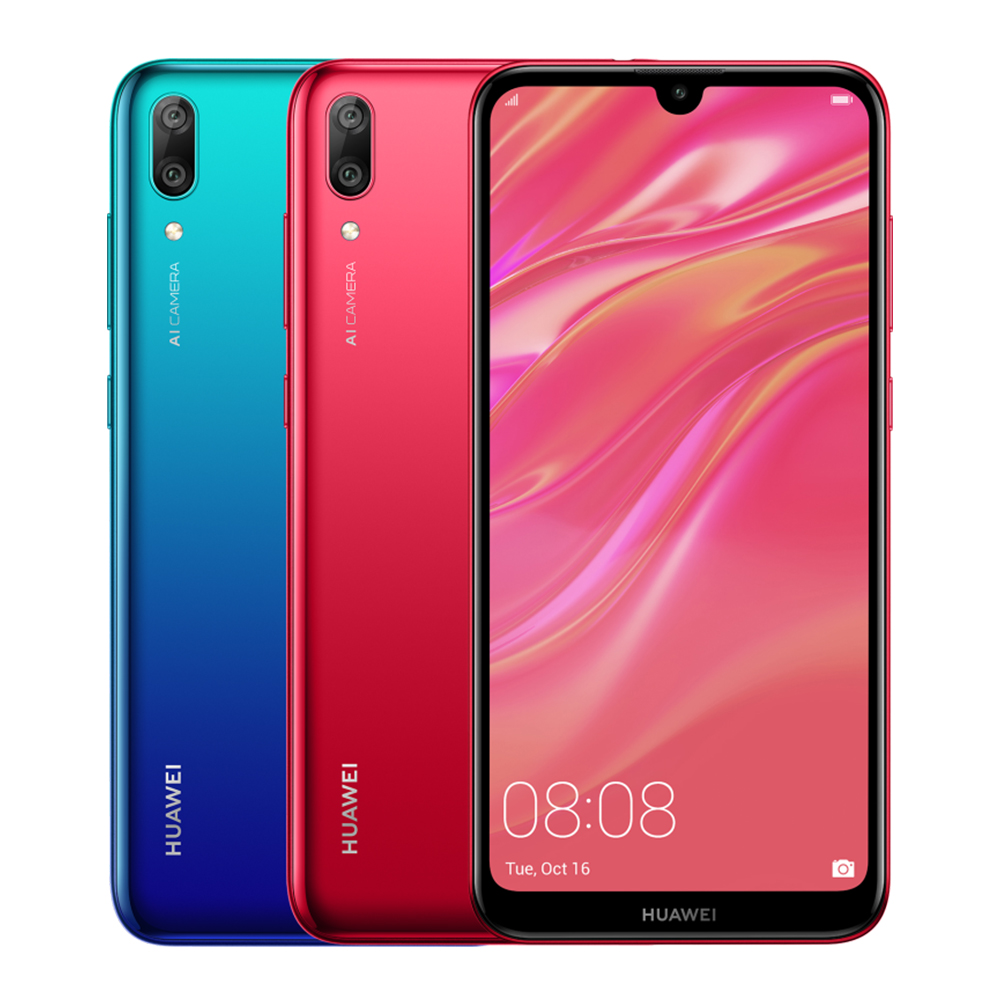 
    HUAWEI Y7 Pro (2019) 3G/32G 6.26吋 智慧型手機 極光藍~買就送動感大禮包(內容物:合金自拍桿、頭戴耳機、指環扣)