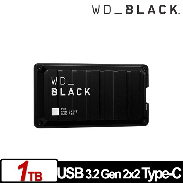 WD 黑標 P50 Game Drive SSD 1TB 電競外接式固態硬碟
