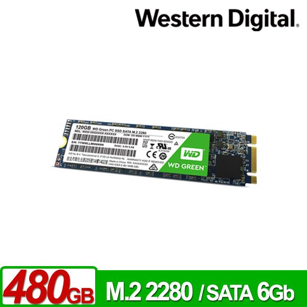 WD 綠標 480GB SSD M.2 2280 固態硬碟