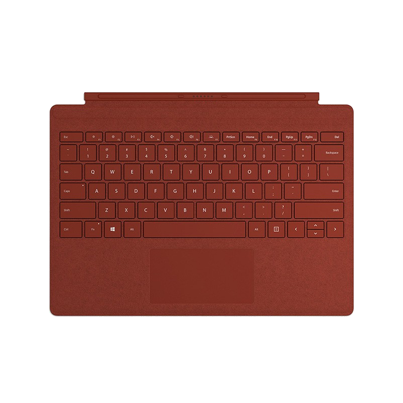 
    Microsoft Surface Pro 實體鍵盤 罌粟紅