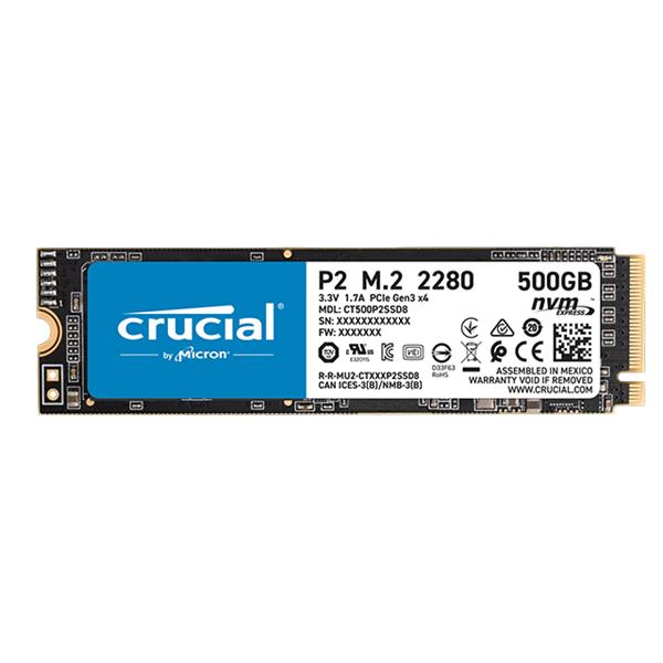 Micron Crucial P2 500GB ( PCIe M.2 ) SSD