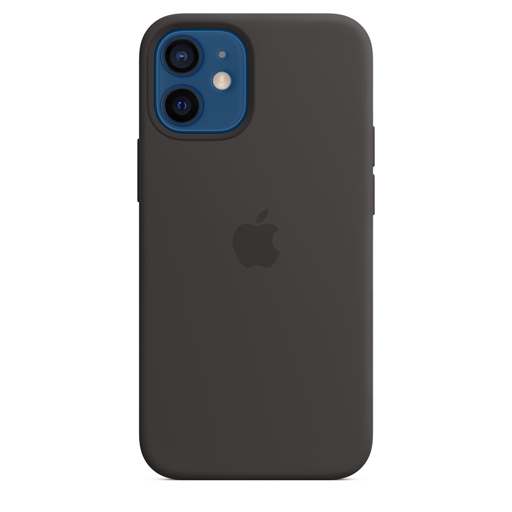 APPLE&nbsp;MagSafe 矽膠保護殼 iPhone 12 mini 5.4 黑