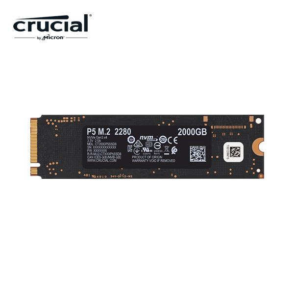 Micron Crucial P5 2TB ( PCIe M.2 )  SSD