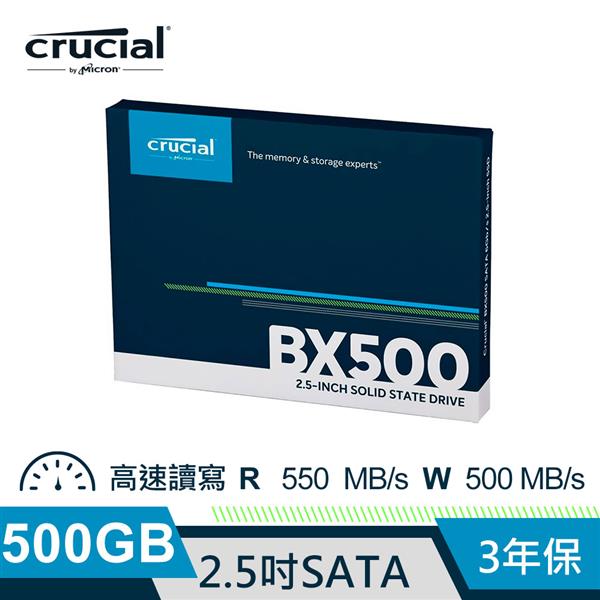 Micron Crucial BX500 500GB SSD