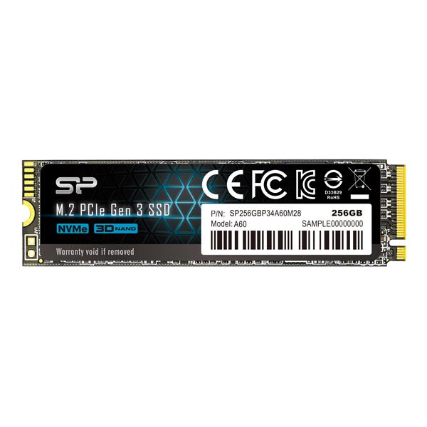 SP廣穎 P34A60 M.2 2280 NVMe PCIe Gen 3x4 256GB SSD 固態硬碟