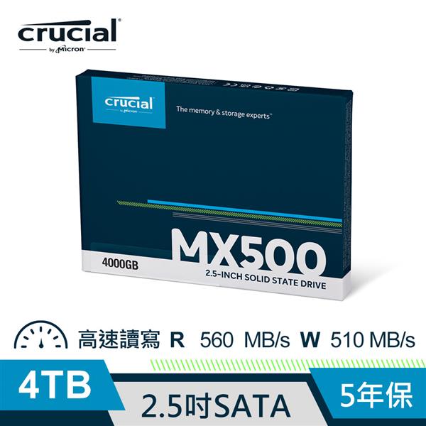 Micron Crucial MX500 4TB  SSD