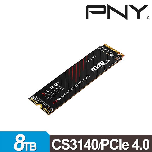 PNY XLR8 CS3140 8TB M.2 2280 PCIe 4.0 SSD