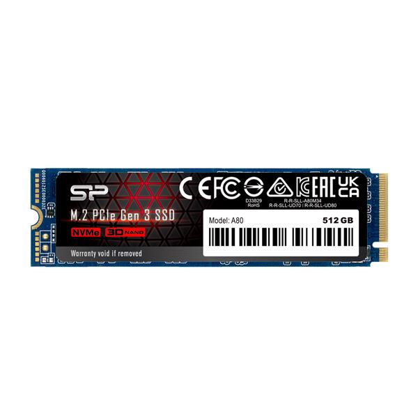 SP 廣穎 A80 512GB NVMe M.2 Gen3x4 PCIe SSD固態硬碟