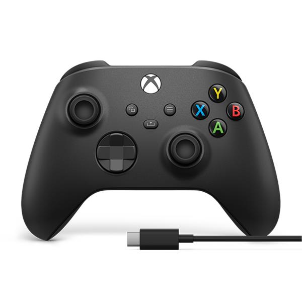 微軟Xbox無線控制器（磨砂黑）+ USB-C 纜線