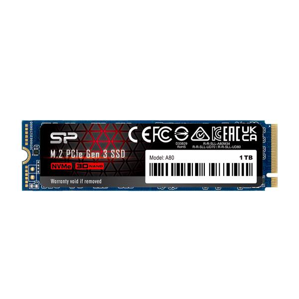 SP 廣穎 A80 1T NVMe M.2 Gen3x4 PCIe SSD固態硬碟