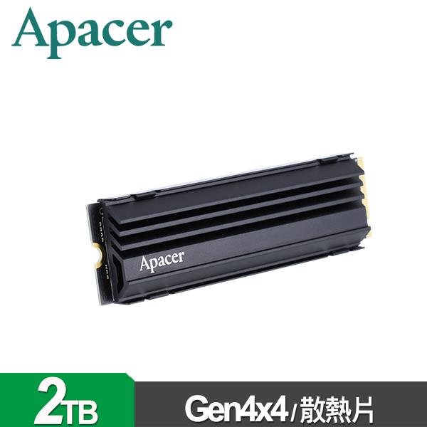 Apacer 宇瞻 AS2280Q4U 2TB M.2 PCIe 4.0 SSD (附散熱片)  (PS5可用)