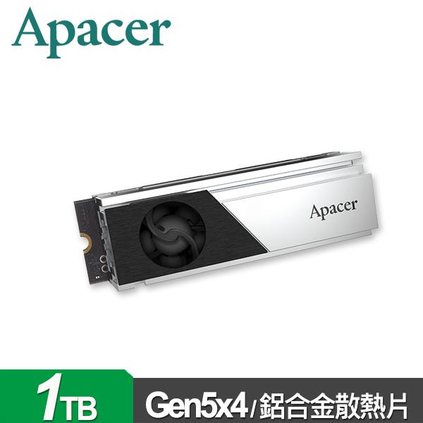 Apacer宇瞻 AS2280F4 1TB(散熱片) M.2 PCIe 5.0 SSD