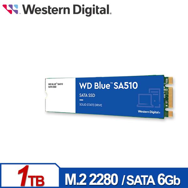 WD 藍標 SA510 1TB M.2 2280 SATA SSD