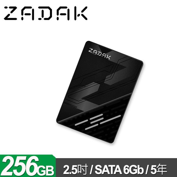 Apacer 宇瞻 ZADAK TWSS3 256GB 2.5吋 SATA SSD (五年保)