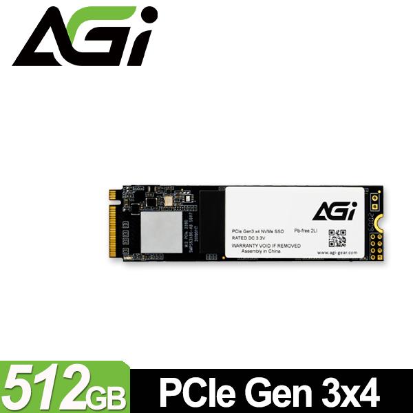 AGI 亞奇雷 AI298 512GB M.2 PCIe SSD