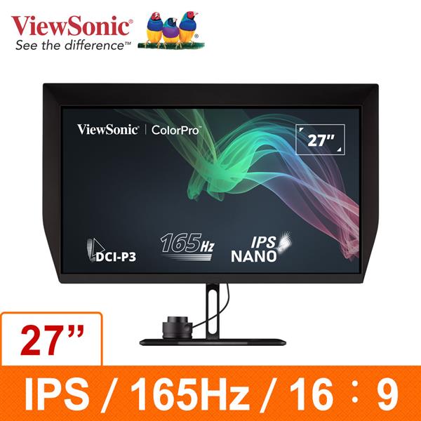 優派ViewSonic VP2776 27吋Nano IPS 2K液晶顯示器(Pantone 認證)