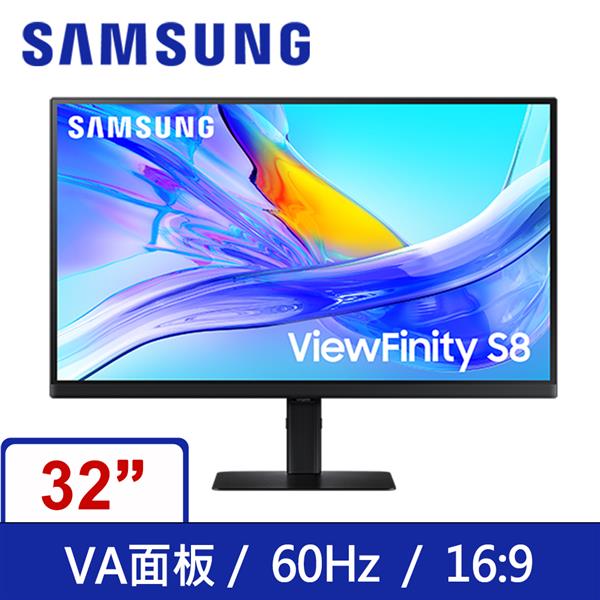 三星SAMSUNG 32型 S32D806UAC 4K高解析度平面顯示器