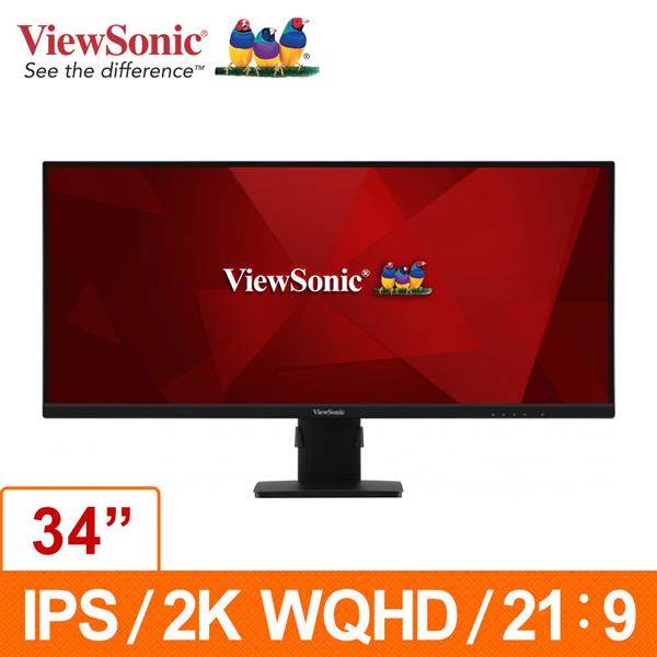 優派ViewSonic VA3456-MHDJ 34吋IPS 2K液晶顯示器