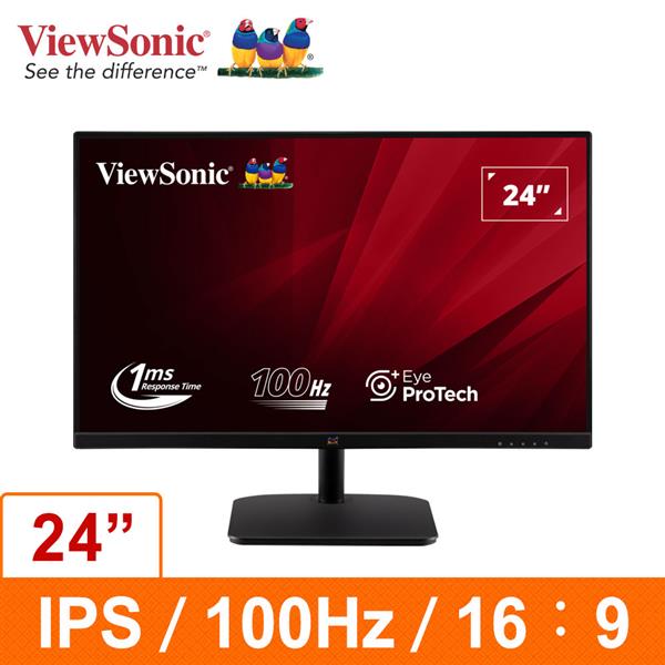 優派ViewSonic VA2432-MH 23.8吋IPS液晶顯示器