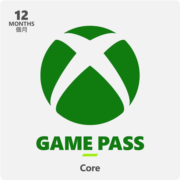 微軟Microsoft Xbox Game Pass Core 12個月(下載版)