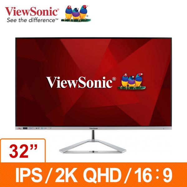 優派ViewSonic VX3276-2K-MHD-2 31.5吋IPS 2K液晶顯示器