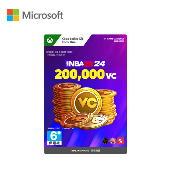 微軟Microsoft NBA 2K24 200,000遊戲幣