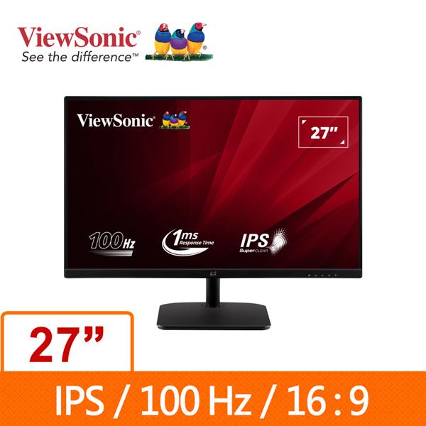 優派ViewSonic VA2732 - H 27吋IPS液晶顯示器(環標)