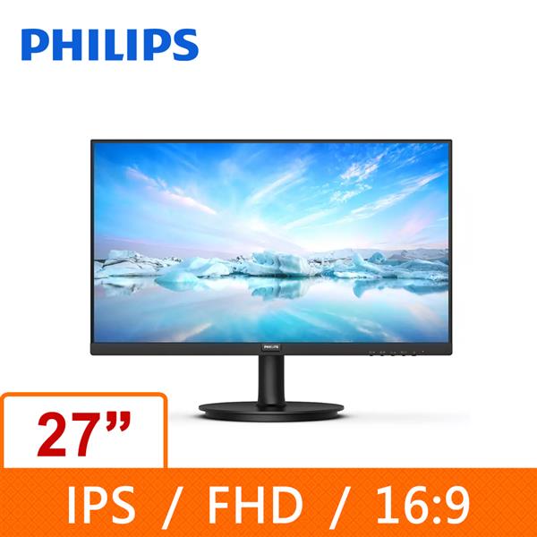 PHILIPS 27型 271V8B IPS液晶顯示器