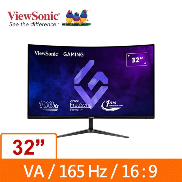 優派ViewSonic VX3218C-2K 32吋 2K電競曲面液晶顯示器