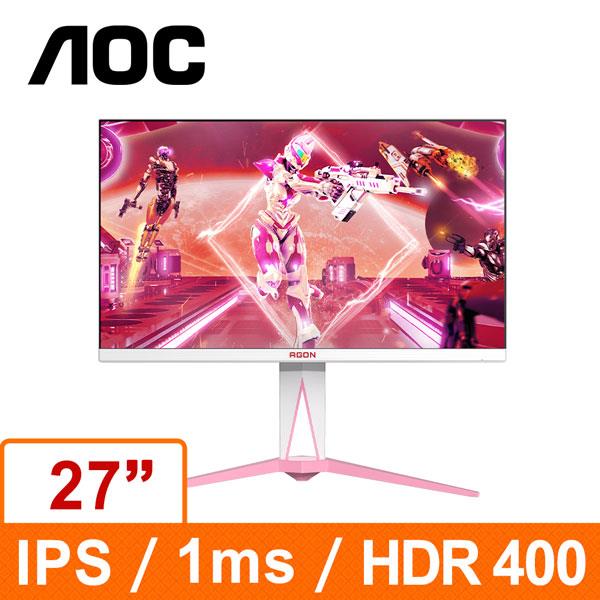 AOC 27型 AG275QXR IPS液晶電競顯示器(粉紅)