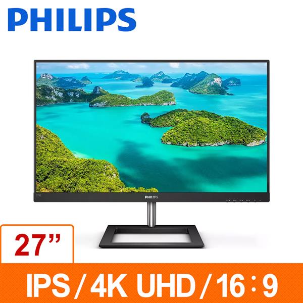 PHILIPS 27型 278E1A 4K IPS液晶顯示器