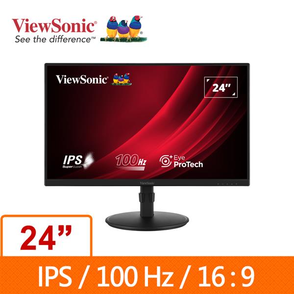 優派ViewSonic VA2408-HDJ 23.8吋旋轉IPS液晶顯示器