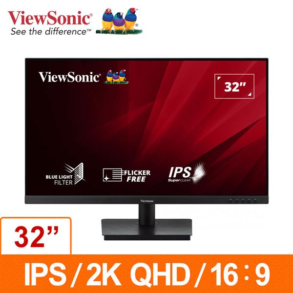 優派ViewSonic VA3209-2K-MHD 31.5吋IPS 2K液晶顯示器