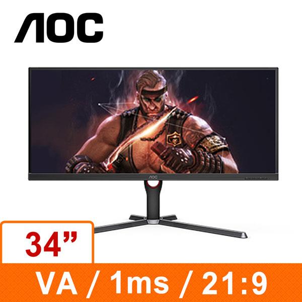 AOC 34型 U34G3M 2K液晶電競顯示器