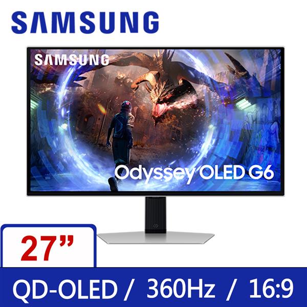 三星SAMSUNG 27吋 S27DG602SC OLEDE平面電競顯示器