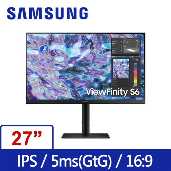 三星SAMSUNG 27型S27B610EQC QHD 高解析度平面顯示器