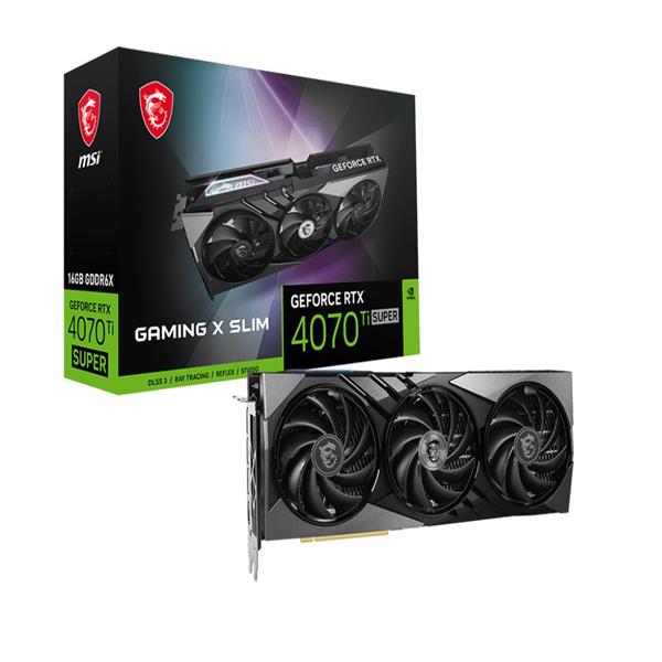 微星MSI RTX4070 Ti SUPER 16G GAMING X SLIM 顯示卡