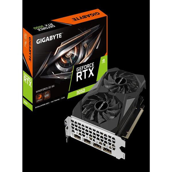 技嘉GIGABYTE GV-N3050WF2OC-6GD 顯示卡 RTX3050