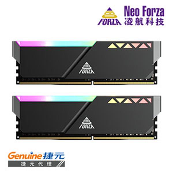 Neo Forza 凌航 TRINITY RGB DDR5 6400 32G(16G*2)電競超頻記憶體(黑色)CL40