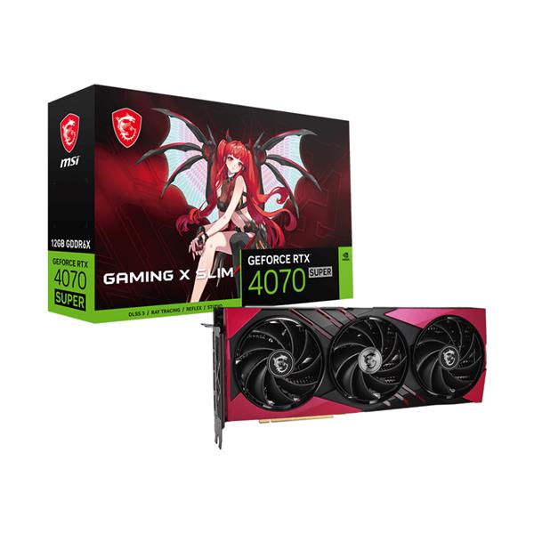 微星MSI RTX 4070 SUPER 12G GAMING X SLIM MLG 顯示卡