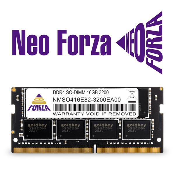 (新)Neo Forza 凌航 NB-DDR4 3200/16G 筆記型RAM(原生)