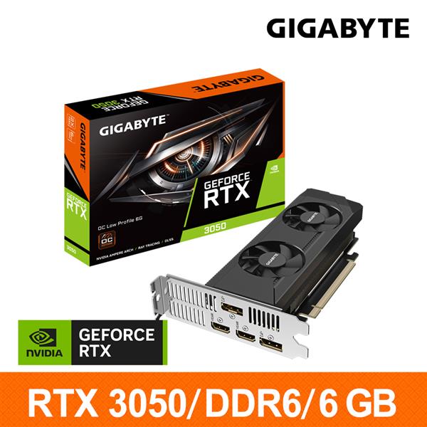 技嘉GIGABYTE GV-N3050OC-6GL 顯示卡RTX 3050