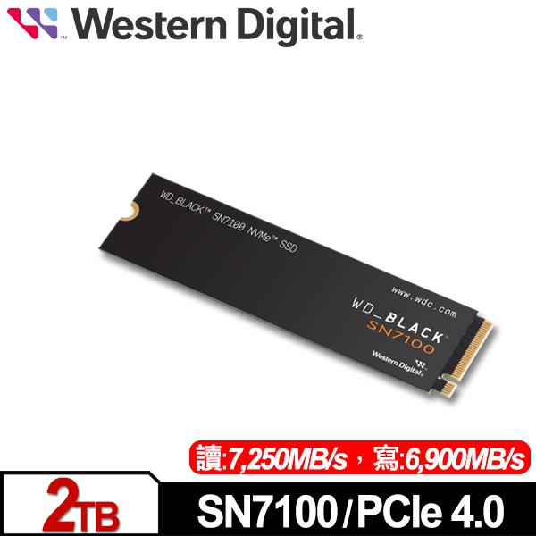 WD 黑標 SN7100 2TB M.2 PCIe 4.0 NVMe SSD