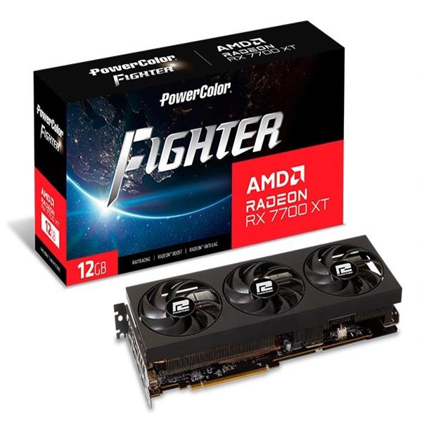 撼訊 RX 7700 XT Fighter 12G OC GDDR6 192bit AMD 顯示卡