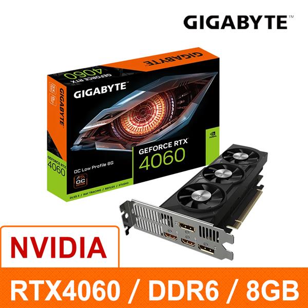 技嘉GIGABYTE GV-N4060OC-8GL 顯示卡RTX4060