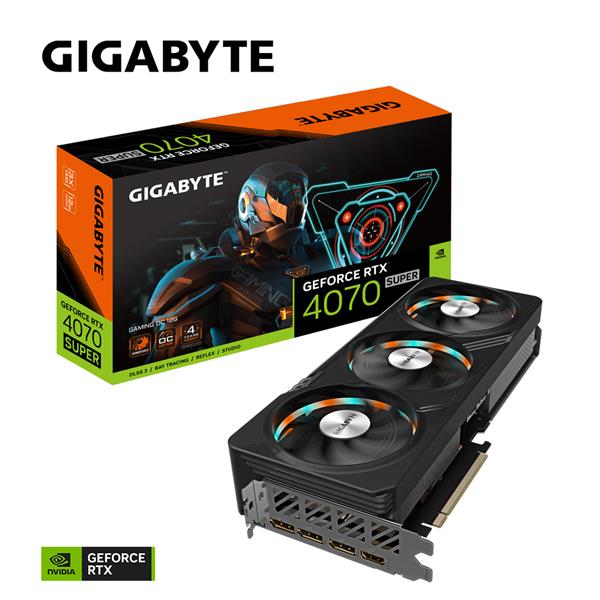 技嘉GIGABYTE GV-N407SGAMING OC-12GD 顯示卡 RTX4070 SUPER