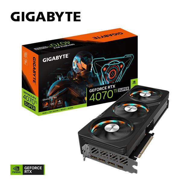 技嘉GIGABYTE GV-N407TSGAMING OC-16GD 顯示卡 RTX4070 Ti SUPER